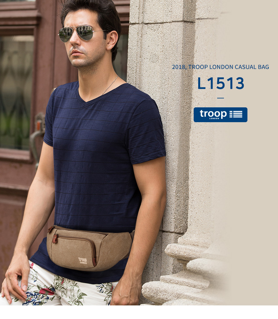 트룹런던(TROOPLONDON) 힙색 L1513