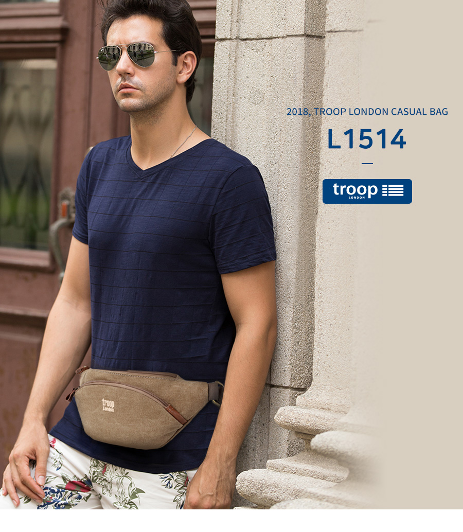 트룹런던(TROOPLONDON) 힙색 L1514