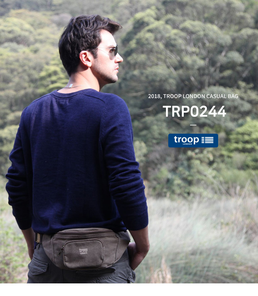 트룹런던(TROOPLONDON) 힙색 TRP0244